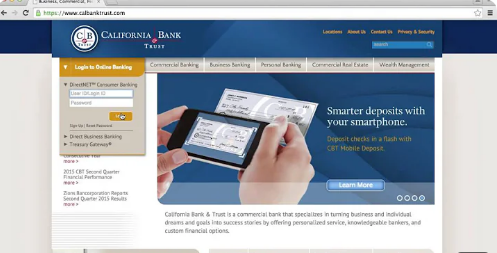 California Bank & Trust Online Banking Guide